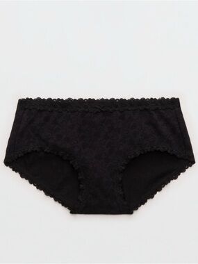 NWT Aerie Superchill Cotton Heart Jacquard Boybrief Panty